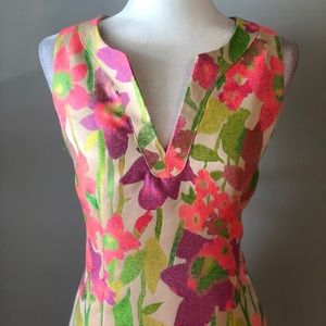Trina Turk Neon Floral Dress